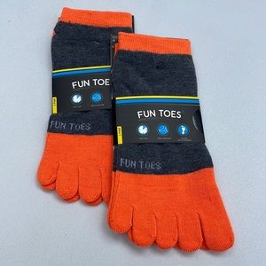 NWT Two Pairs Of Fun Toes